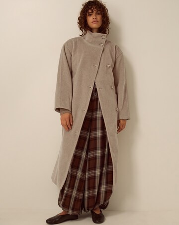 Monsoon Millie Funnel Neck Belted Coat