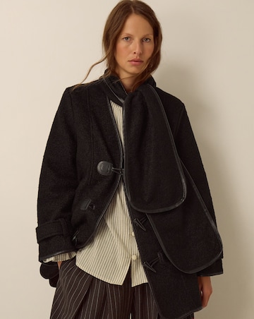 Monsoon Mae Boucle Coat & Scarf