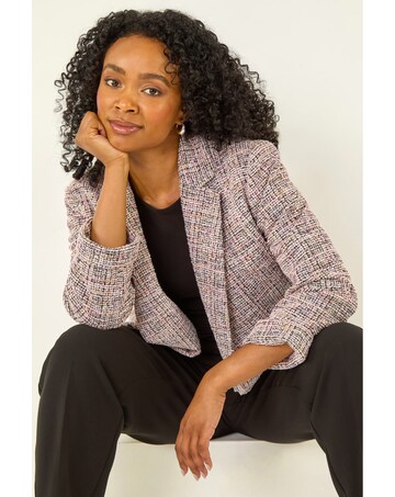 Roman Petite Boucle Stretch Blazer