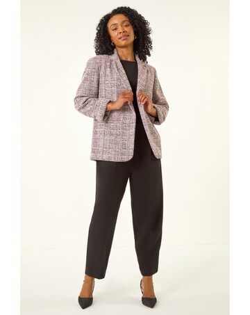 Roman Petite Boucle Stretch Blazer