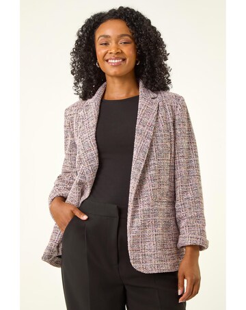 Roman Petite Boucle Stretch Blazer
