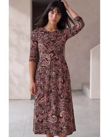 Roman Petite Floral Midi Dress