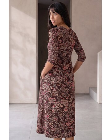 Roman Petite Floral Midi Dress