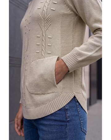 Roman Petite Cable Knit Pocket Jumper