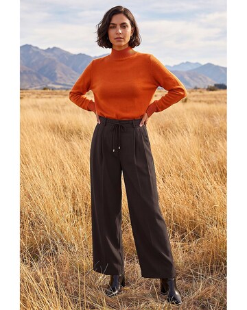 Roman Skinny Tie Wide Leg Trouser