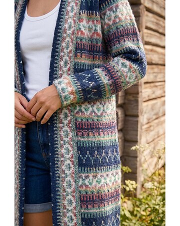 Roman Petite Aztec Longline Cardigan