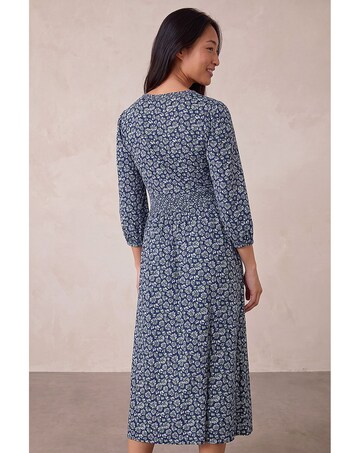 Roman Petite Floral Print Midi Dress