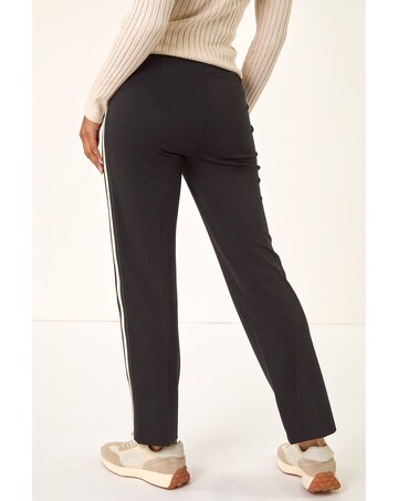 Roman Straight Leg Side Stripe Trousers