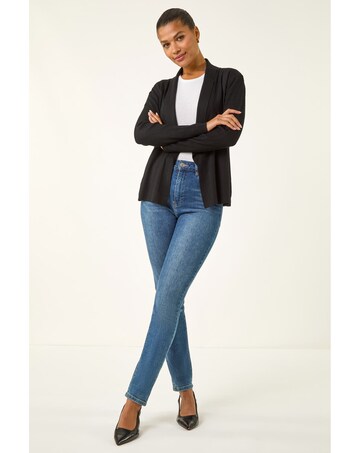 Roman Knitted Zip Detail Jacket