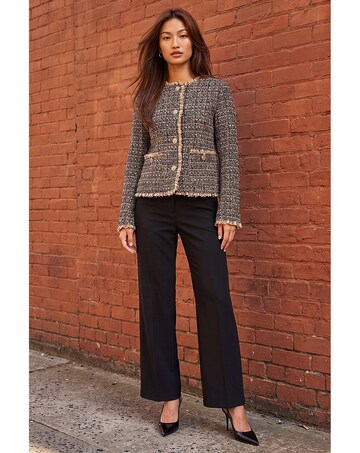 Roman Boucle Frayed Edge Jacket