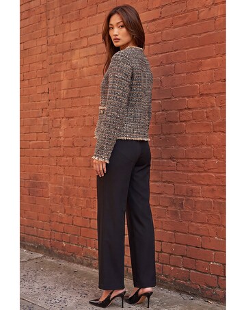 Roman Boucle Frayed Edge Jacket