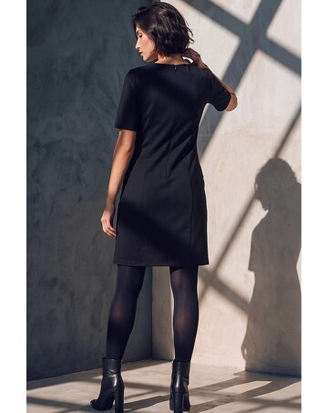 Roman Petite Zip Detail Shift Dress