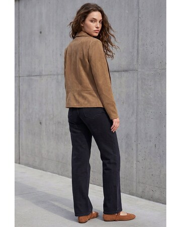 Roman Petite Faux Suede Jacket
