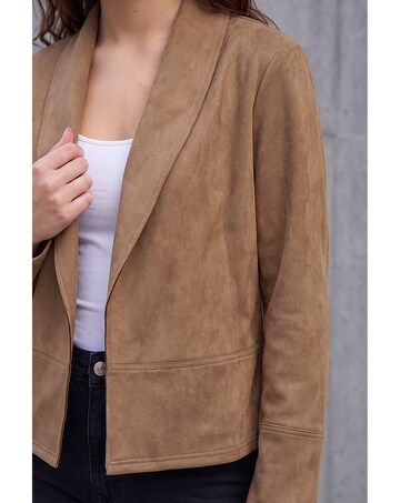 Roman Petite Faux Suede Jacket