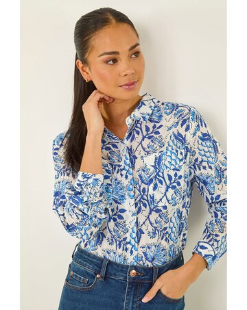 Roman Petite Floral Embroidered Blouse