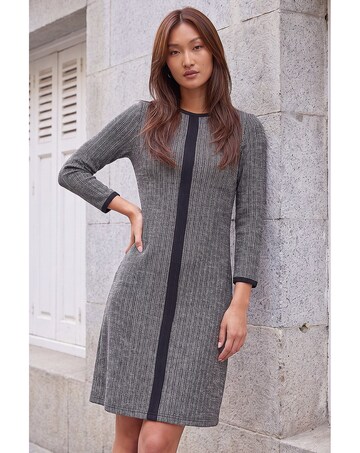 Roman Textured Border Dress