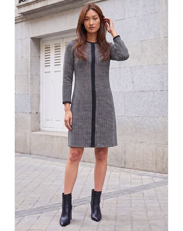 Roman Textured Border Dress
