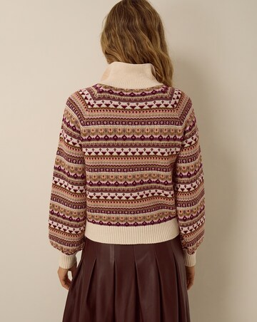 Monsoon Fie Fair Isle Cardigan