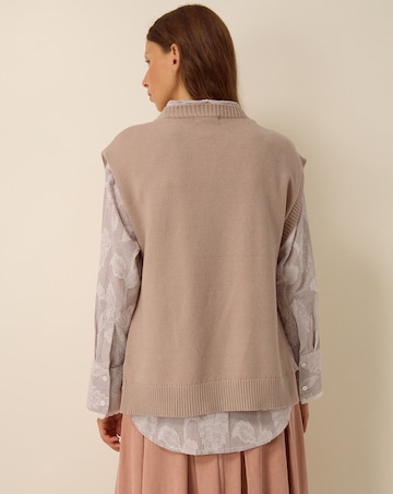 Monsoon Ariana Argyle Knitted Vest