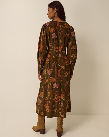 Monsoon Princella Corduroy Midi Dress
