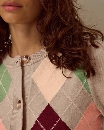 Monsoon Alba Argyle Cardigan