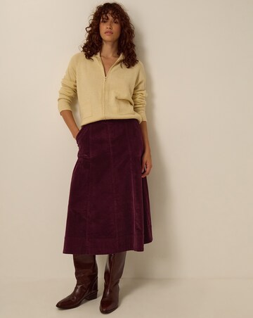 Monsoon Yasmin Corduroy Midi Skirt
