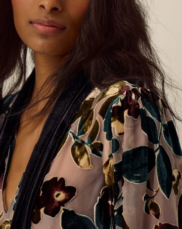 Monsoon Ayla Floral Devore Blouse