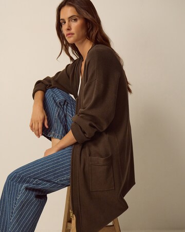 Monsoon Zuri Zip Longline Cardigan