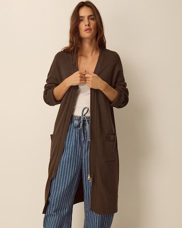 Monsoon Zuri Zip Longline Cardigan