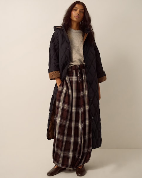 Monsoon Andi Quilted Longline Coat