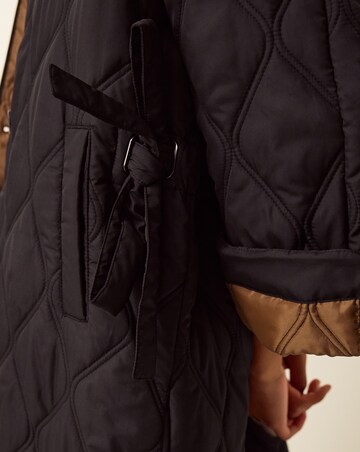 Monsoon Andi Quilted Longline Coat