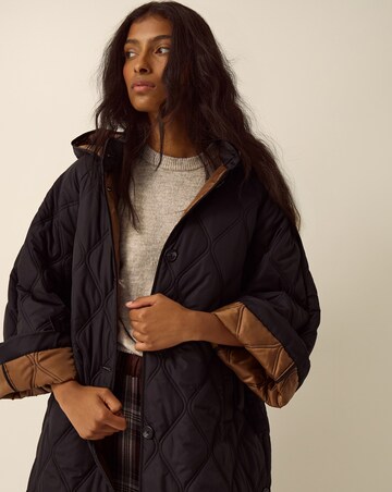 Monsoon Andi Quilted Longline Coat