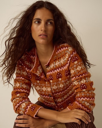 Monsoon Mia Mushroom Knit Cardigan