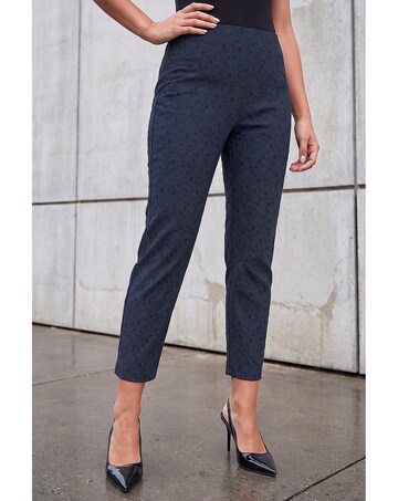 Roman Jacquard Stretch Trouser