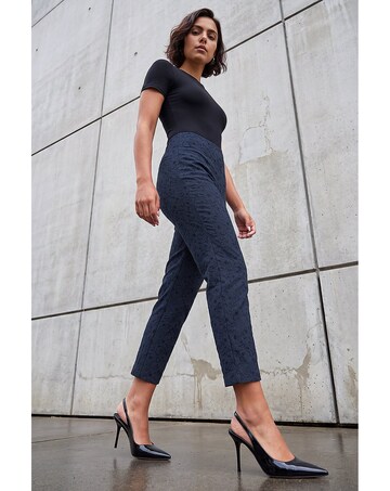 Roman Jacquard Stretch Trouser