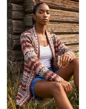 Roman Petite Aztec Longline Cardigan