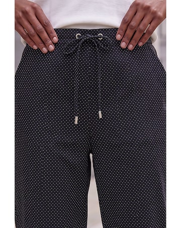 Roman Petite Spot Print Stretch Trouser