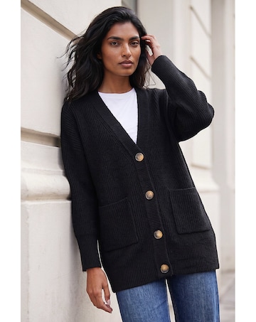 Roman Relaxed Longline Cardigan