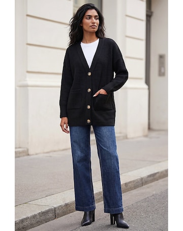 Roman Relaxed Longline Cardigan