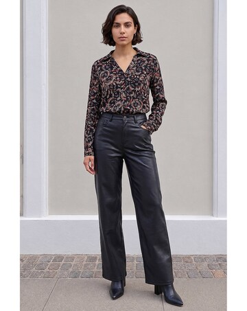 Roman Abstract Puff Print Shirt