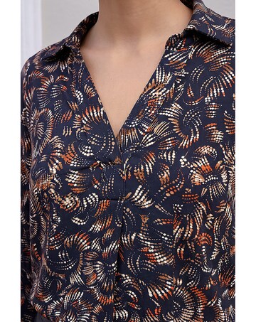 Roman Abstract Puff Print Shirt