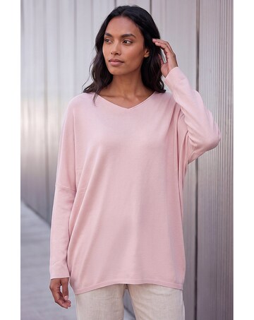 Roman Lace Back V-Neck Poncho