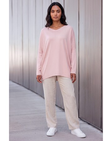 Roman Lace Back V-Neck Poncho