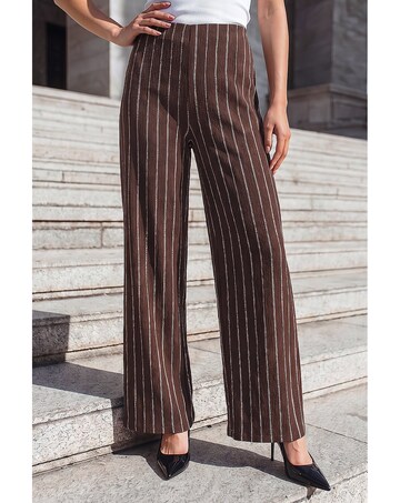 Roman Texture Stripe Trouser