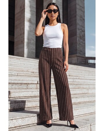 Roman Texture Stripe Trouser