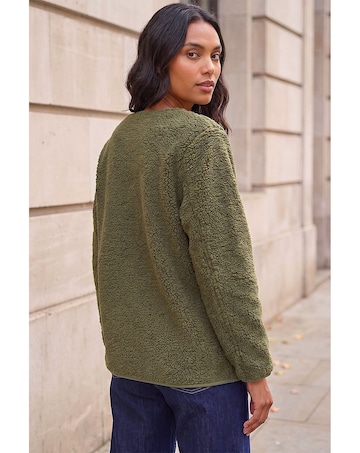 Roman Fleece Front Pocket Jacket
