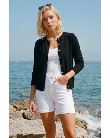 Roman Petite Button Up Cardigan