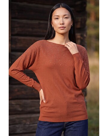 Roman Batwing Hotfix Knit Jumper