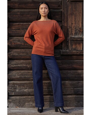 Roman Batwing Hotfix Knit Jumper