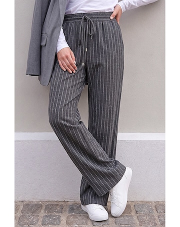 Roman Petite Wide Leg Stretch Trouser